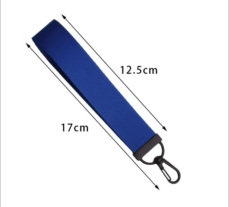 Colorful Nylon Wrist Strap Keychain To Prevent Loss 1