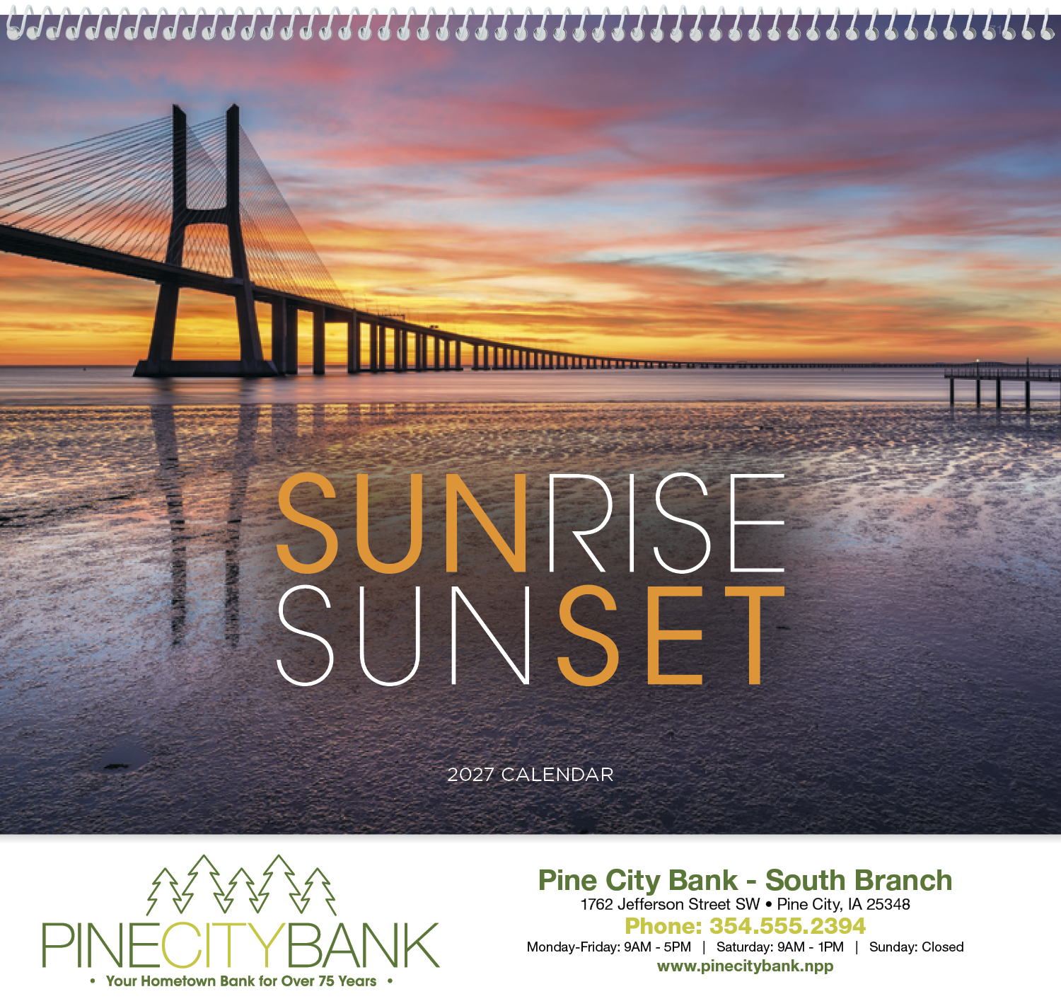 Triumph® Calendars Sunrise Sunset Calendar 29