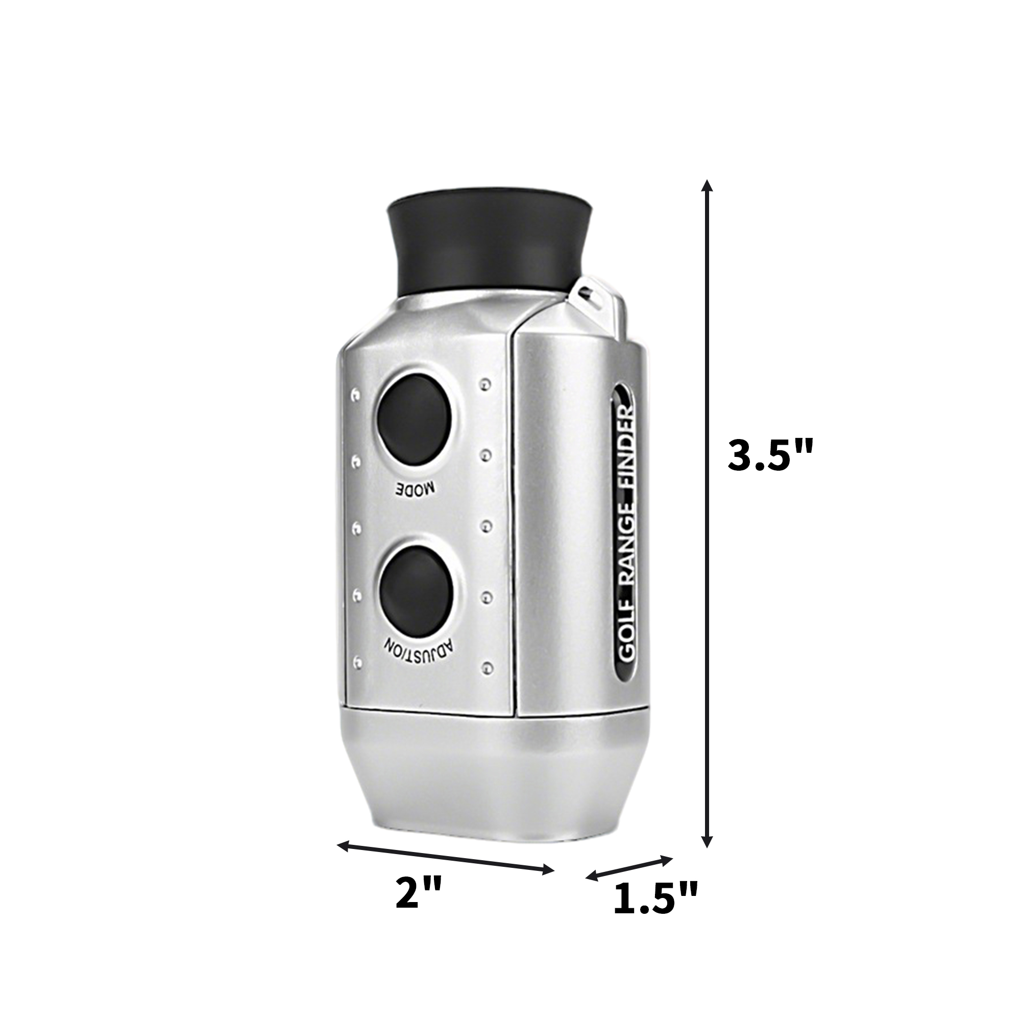 Golf Monocular Range Finder 7X Magnification 3.6" x 2" x 1.5" 3