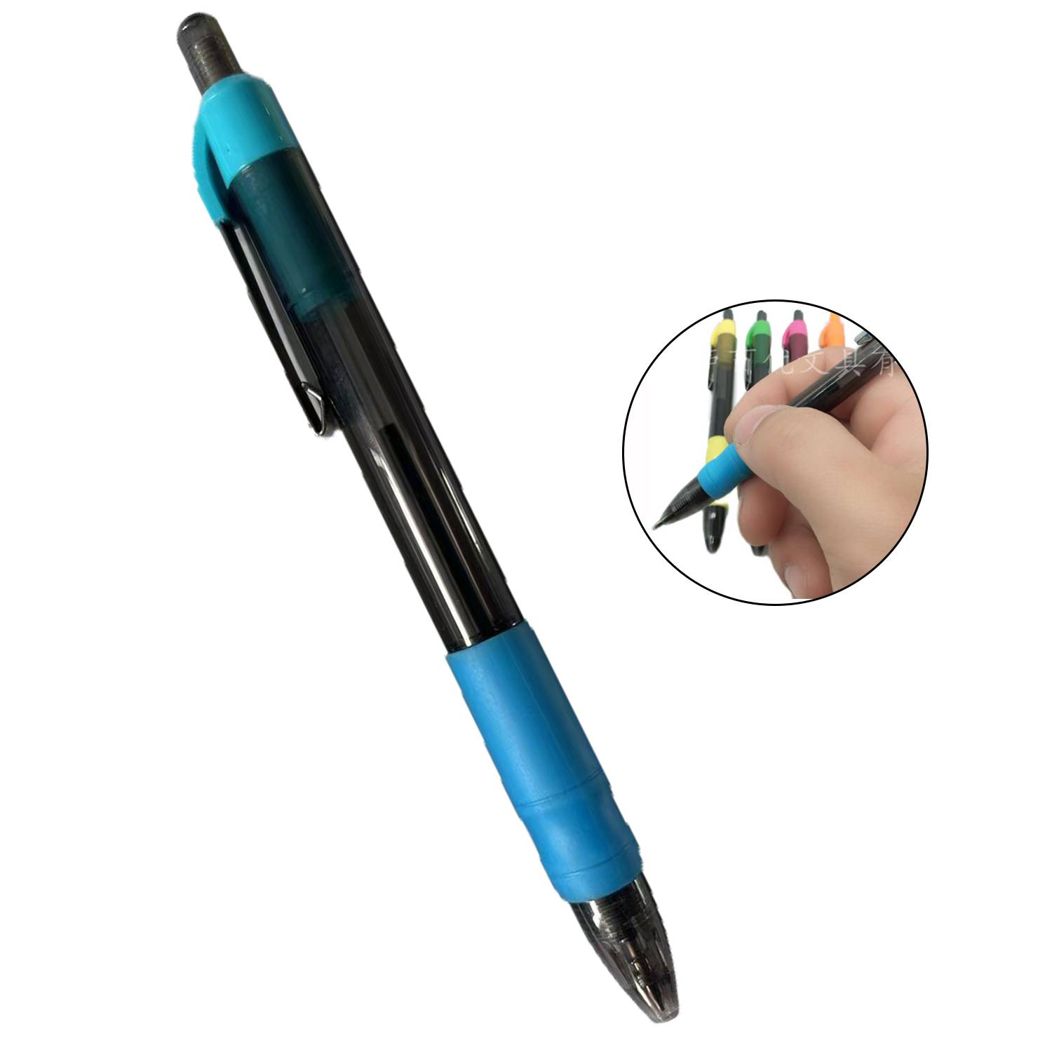 Black Ink Retractable Ballpoint Pen 5