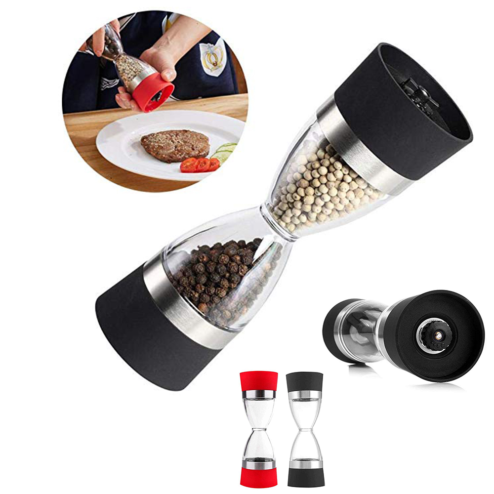 Hourglass Shape Double Head Pepper Grinder 2