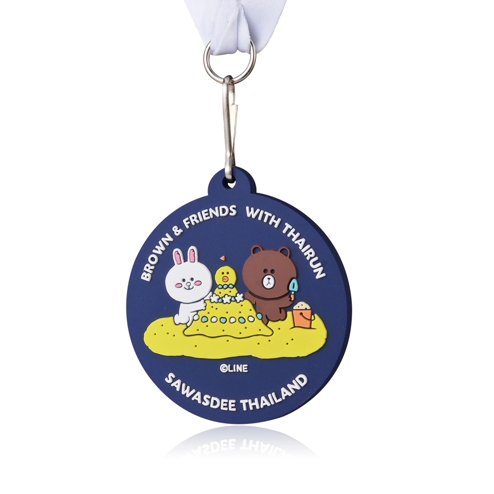Custom Soft 2D PVC Medal (1.5" Round or 2"x1" Rectangle) 4