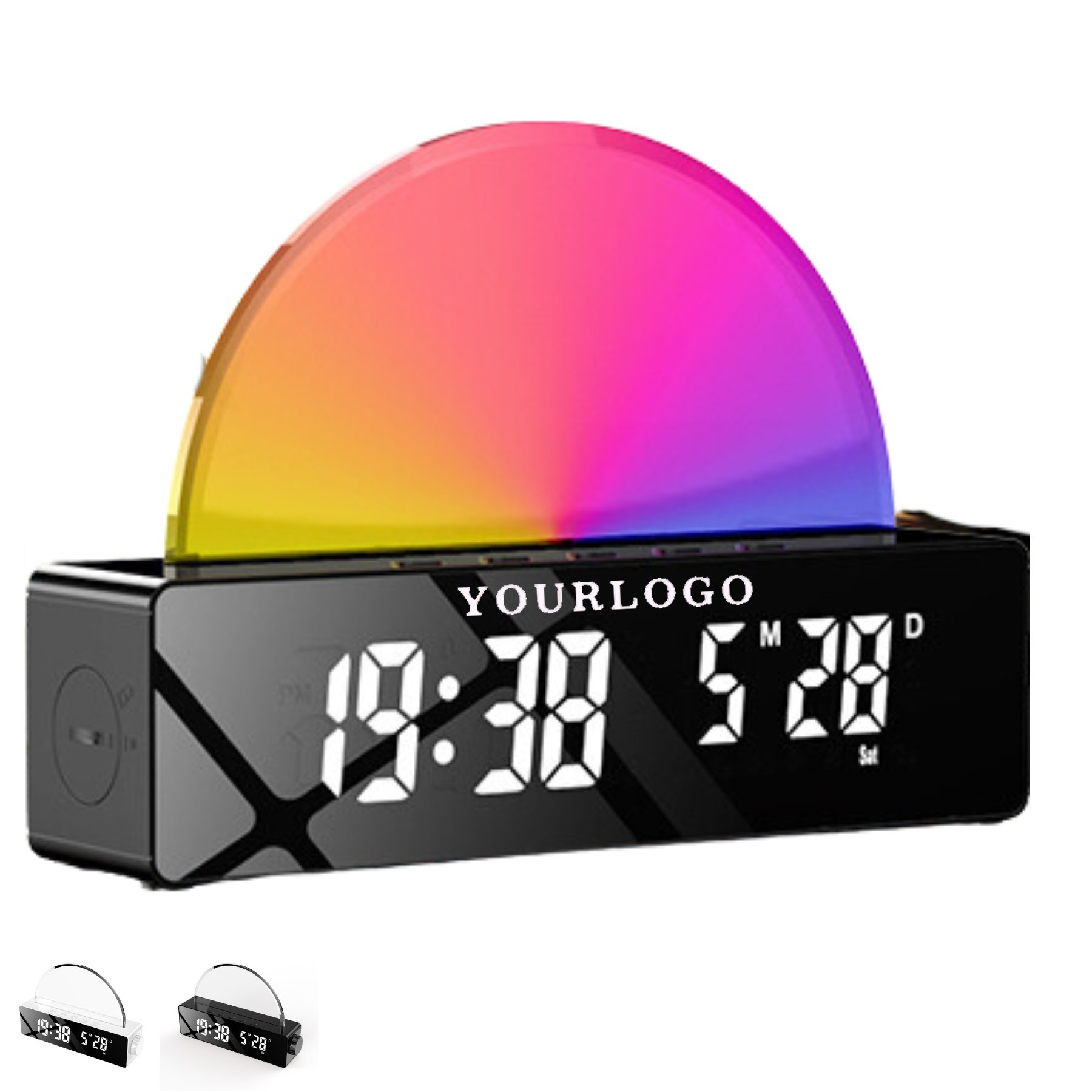 Sunrise Round Alarm Clock
 1