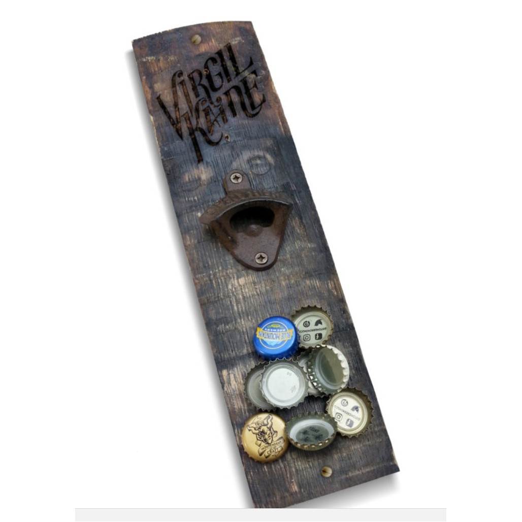 Reclaimed Wood Magnetic Bottle Opener 1