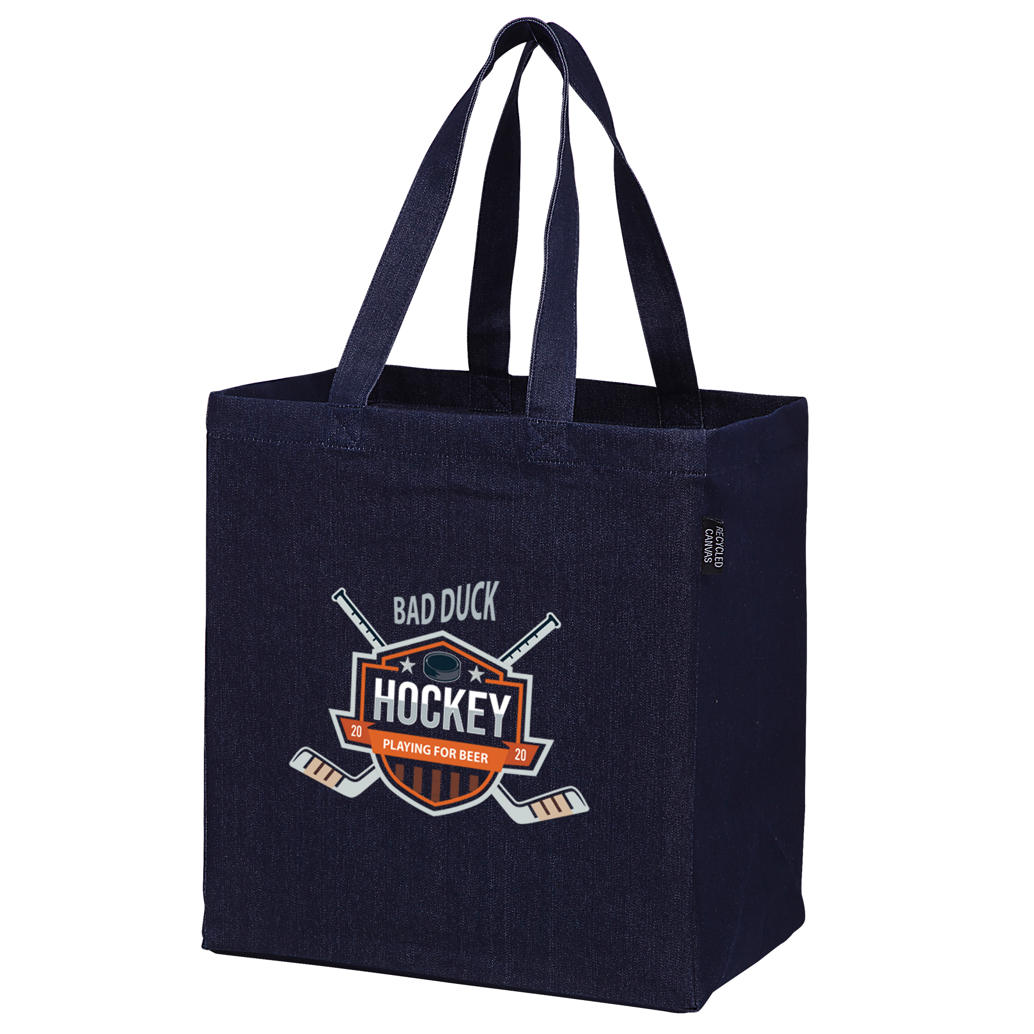Recycled Denim Grocery Bag 1