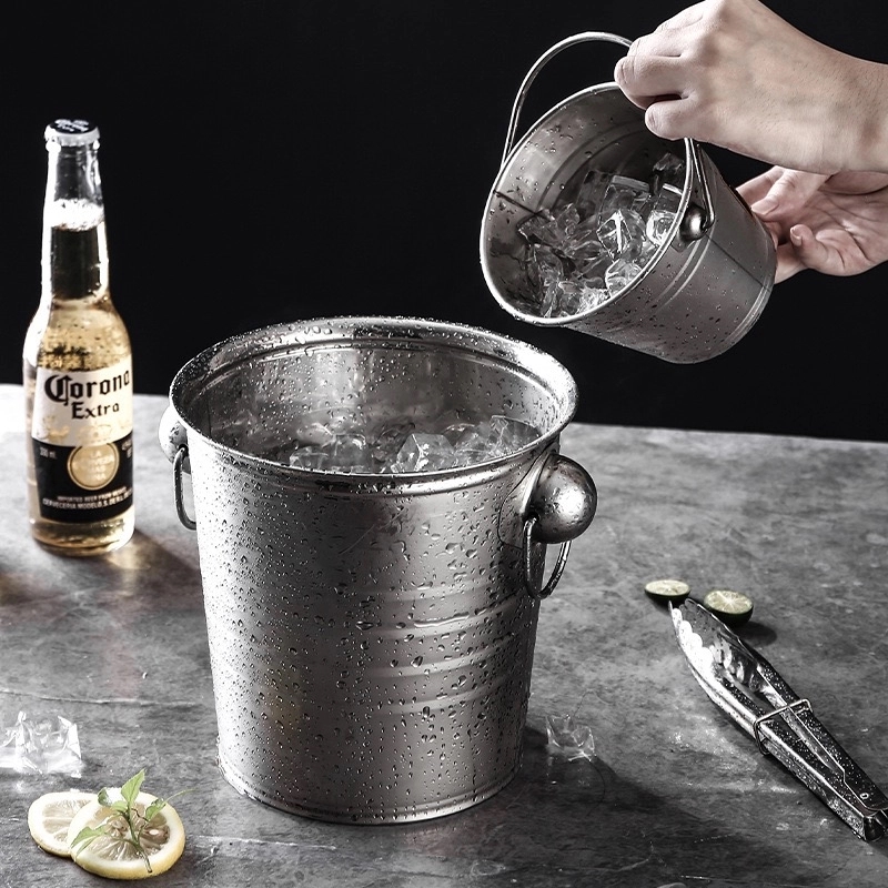 5 Quarts Stainless Steel Champagne Bucket 4