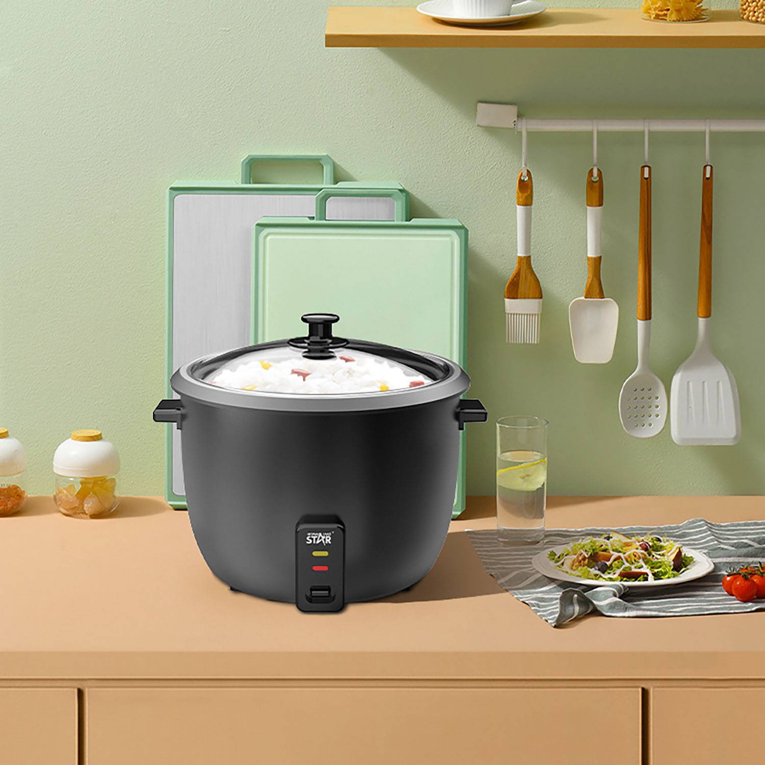 2 Quarts Multifunctional Rice Cooker 6