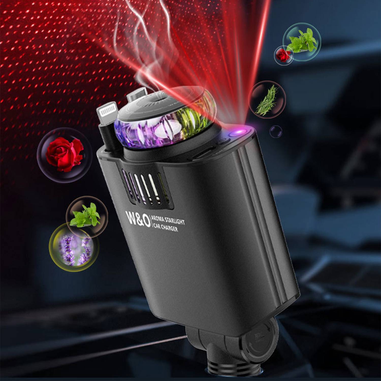 5-in-1 Retractable 45W Car Charger Adapter – Fast & Durable 7