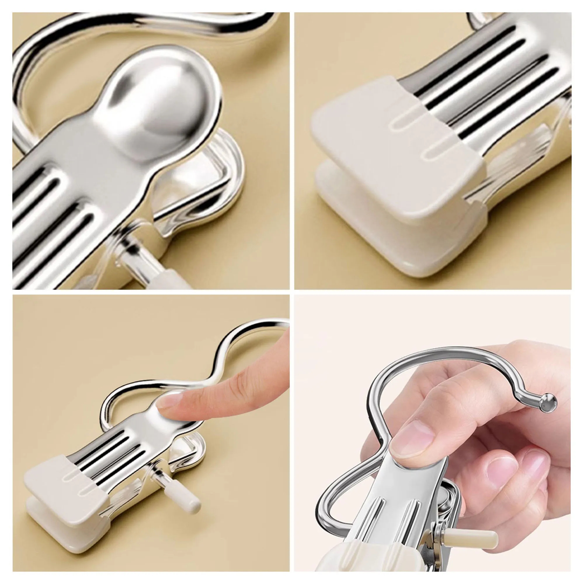 Stainless Steel Seamless Clothes Hanger Clip 8
