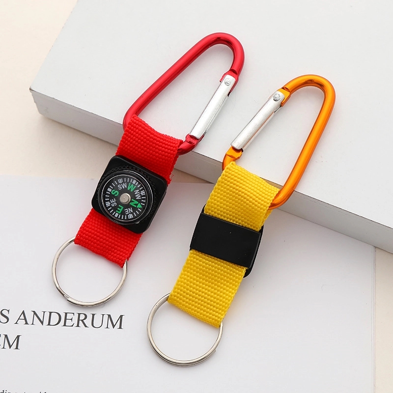 Combo Carabiner Compass Keychain 2