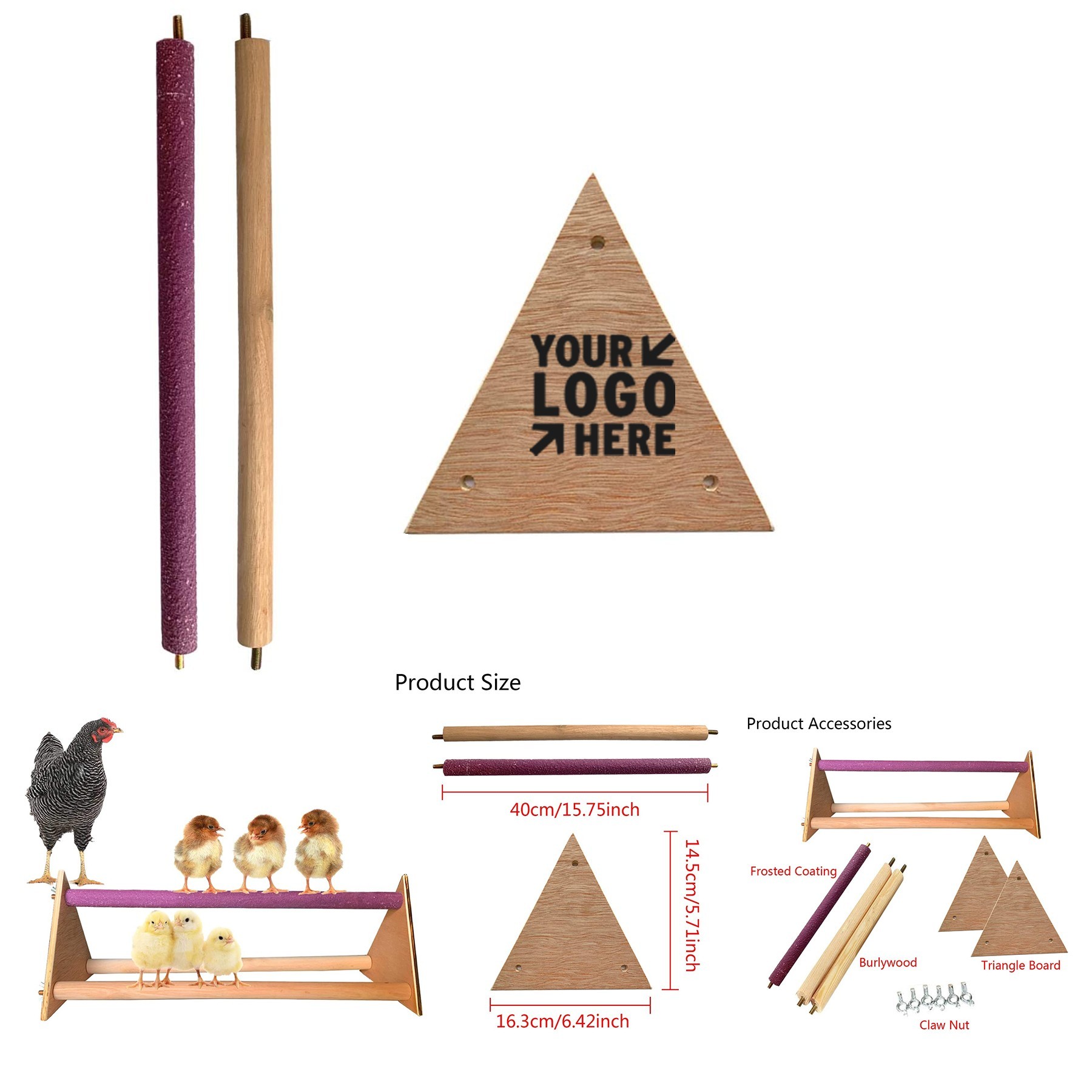 Bird Stand Tabletop Portable Tee Stand 1