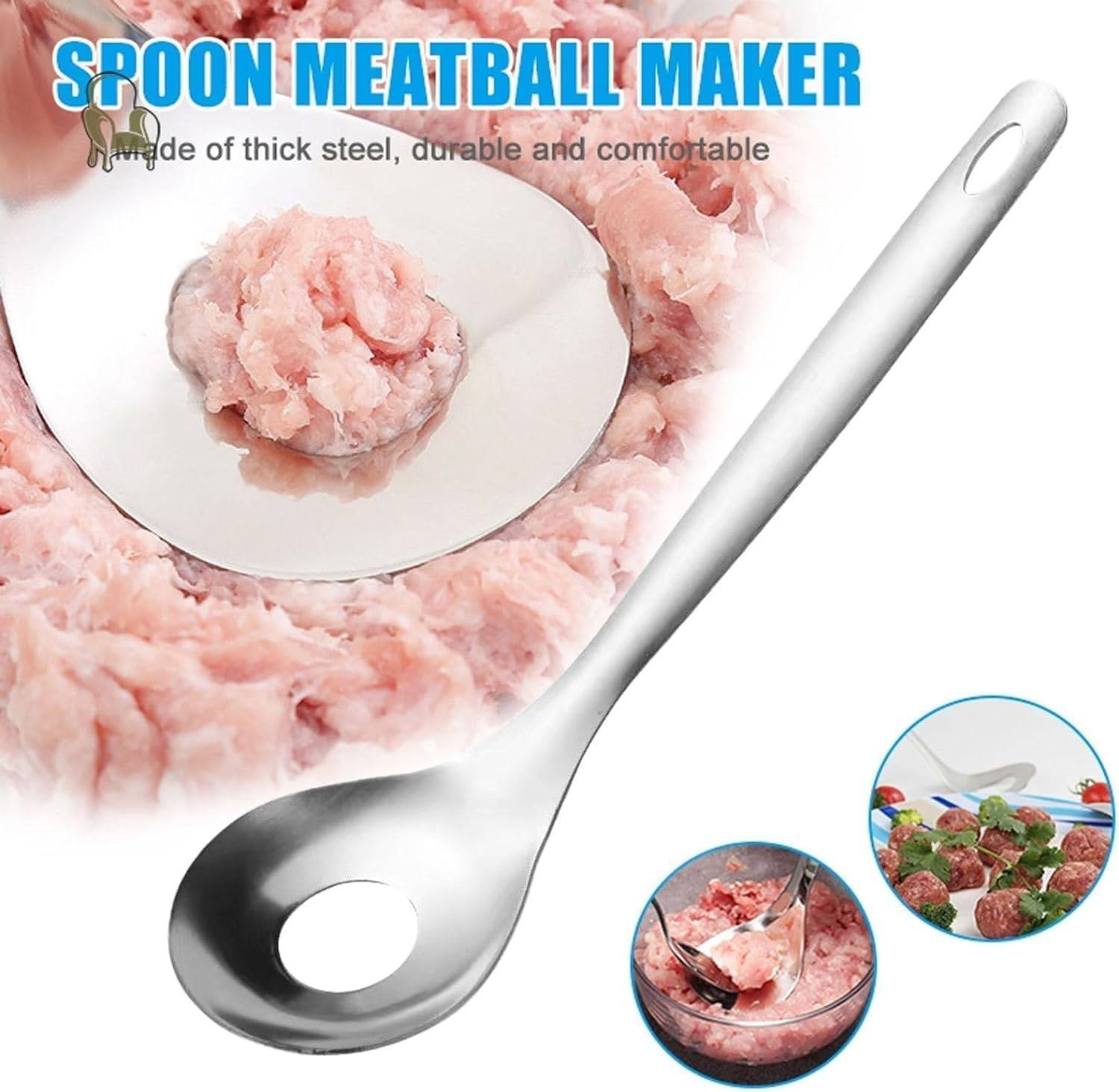 Hanging Stainless Steel Meatball Maker Spoon 6