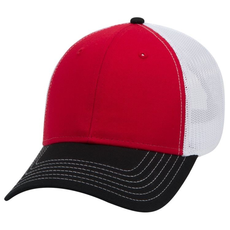 OTTO CAP® 6 Panel Low Profile Mesh Back Trucker Hat 226