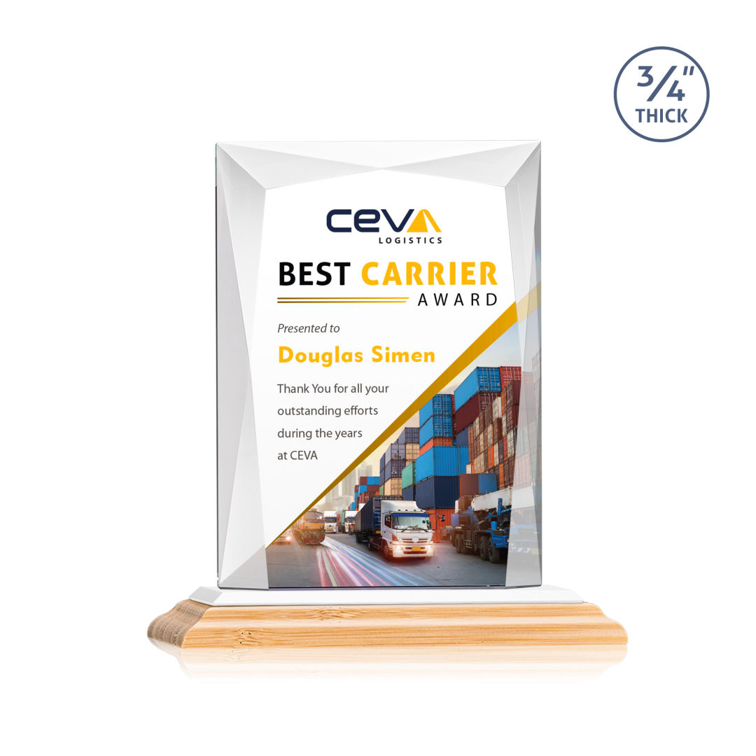 Messina VividPrint™ Award - Bamboo/White 2