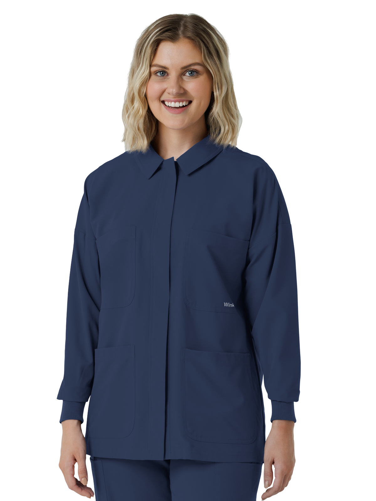 Wink - Nurtur - Womens Four-Pocket Scrub Shirt Jacket 6