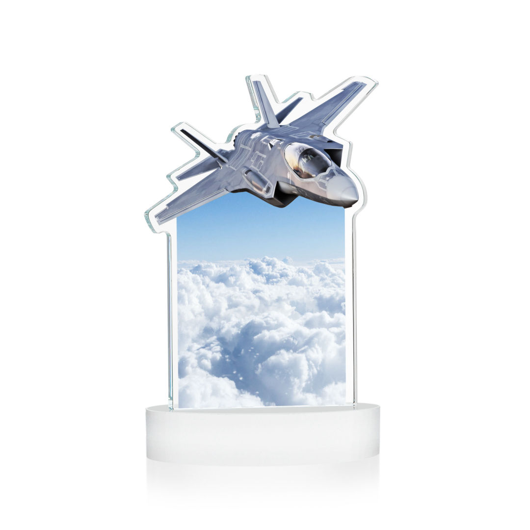 Top Gun VividPrint™ Award on Alberton Base - White 8