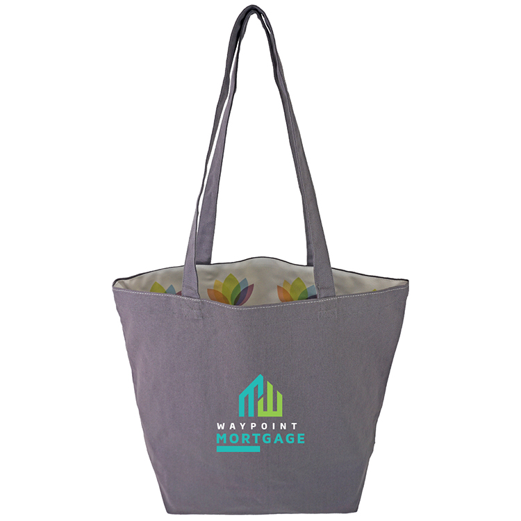 Reversible Colored Cotton Tote 36