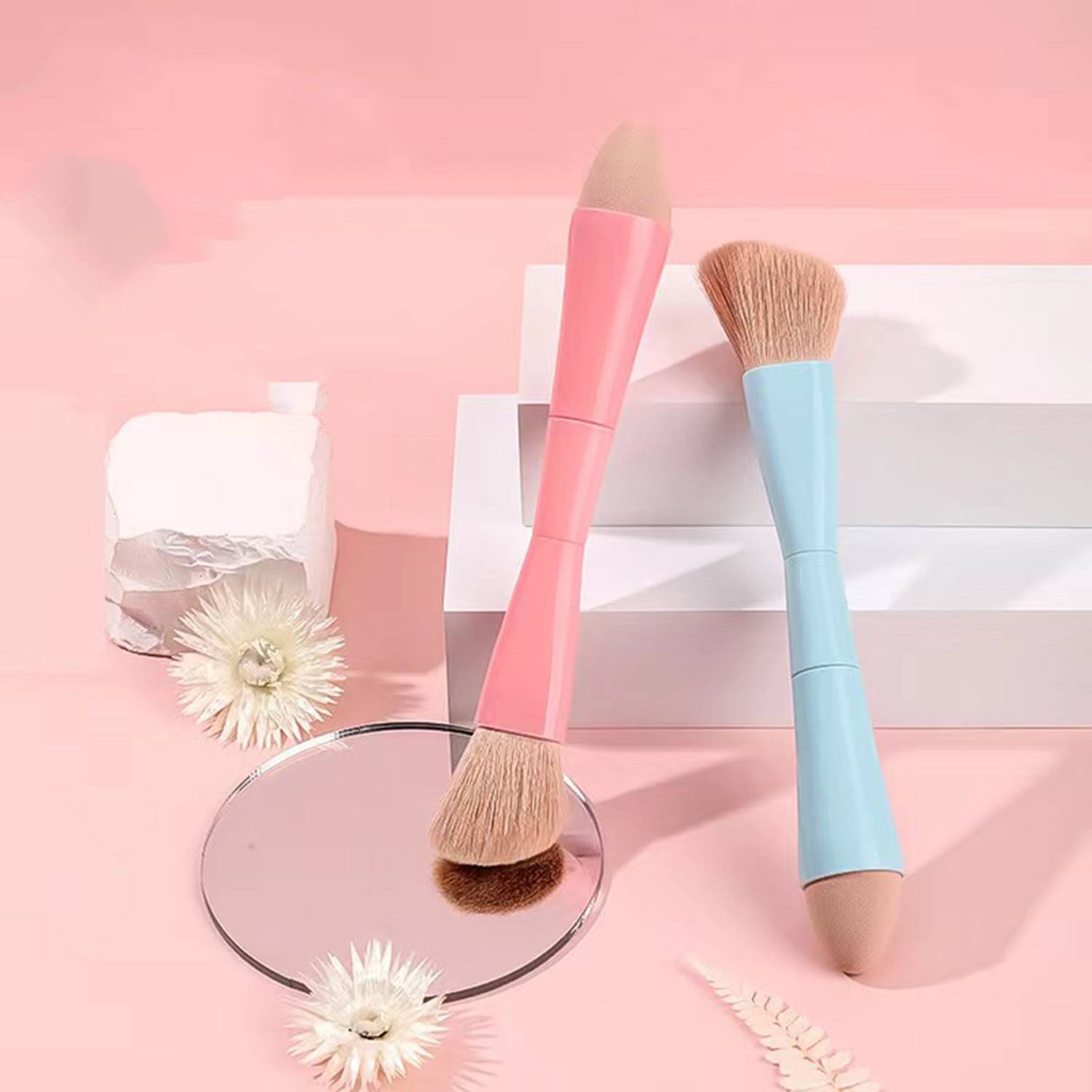 Portable 4 in 1 Set Single Multi beauty makeup brush 4