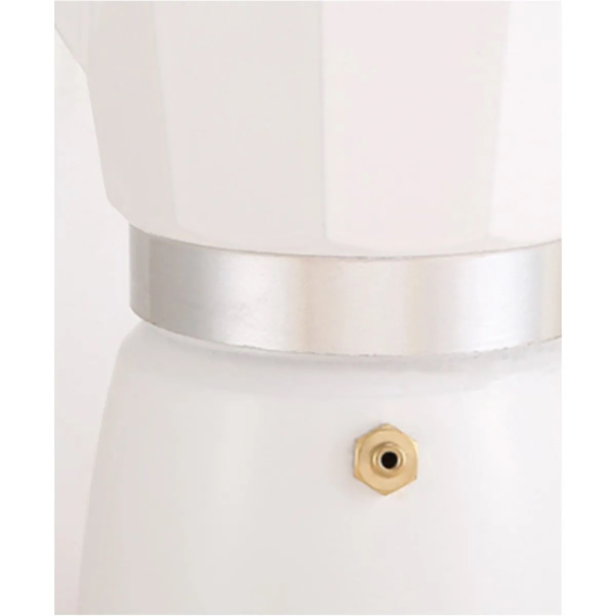 Stovetop Moka Coffee Maker With Wood-Grain Handle 8
