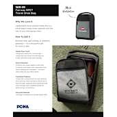 Fairway RPET Travel Shoe Bag, custom luggage with logo imprint 17