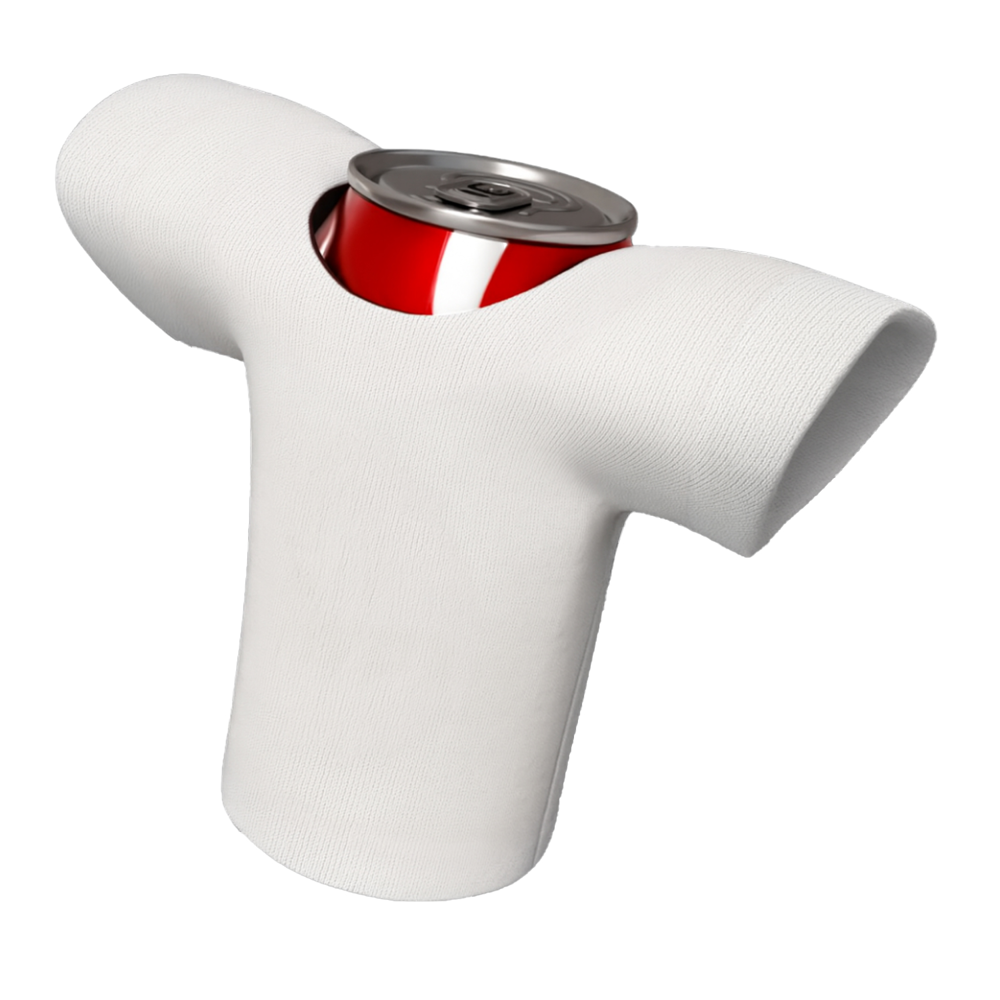 Premium 12 oz Full Color Jersey Foam Can Cooler