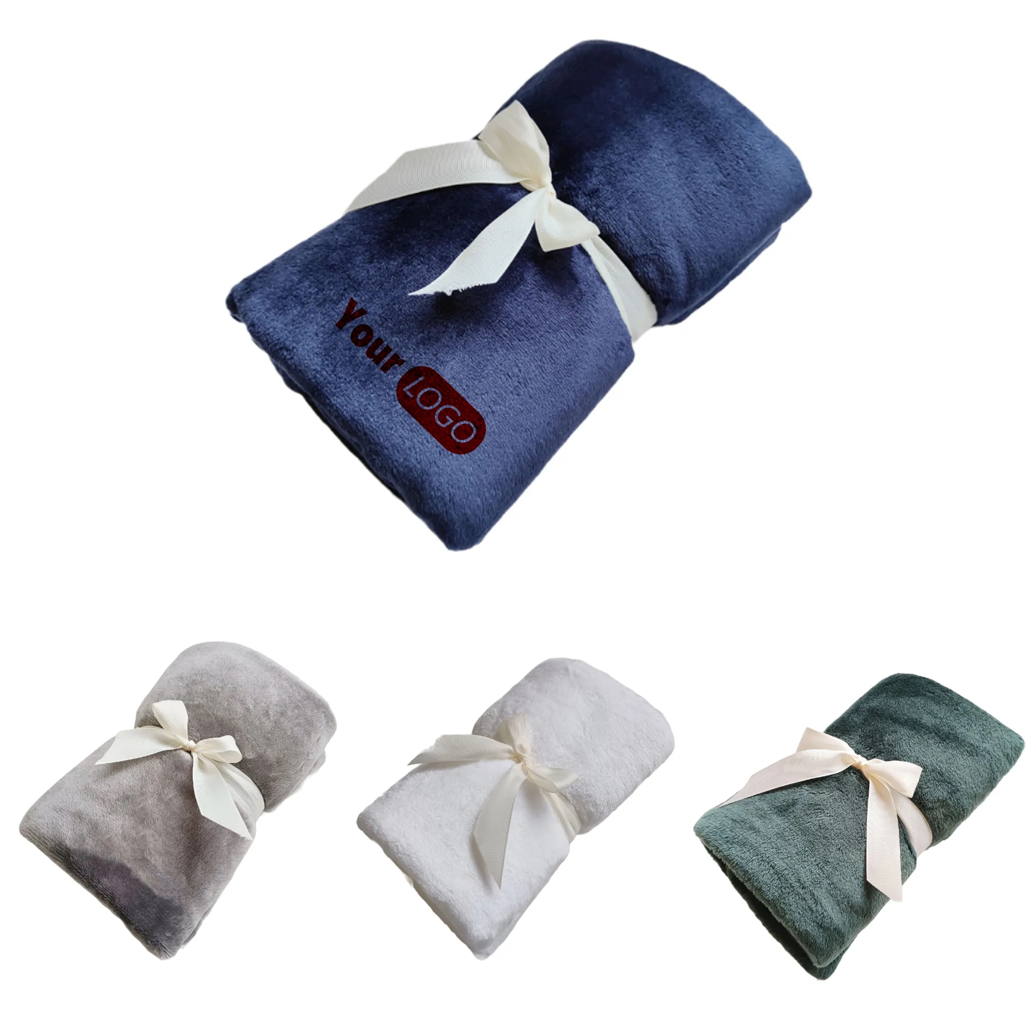 Solid Colored Flannel Blanket