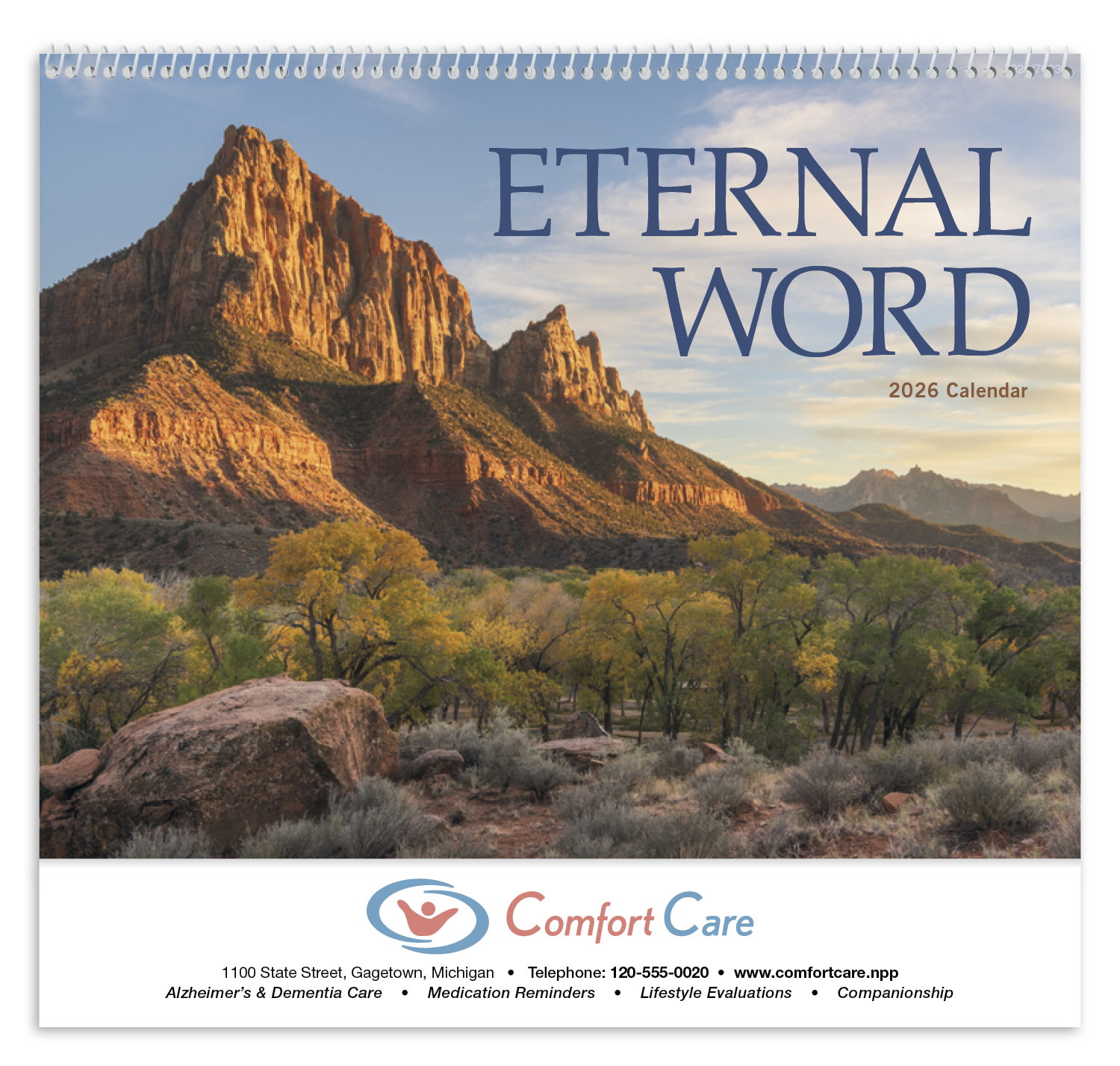 Good Value™ Eternal Word w Pre-Planning Sheet - Spiral Calendar 55