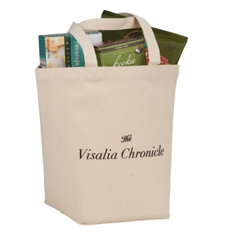 Herringbone 7oz Cotton Canvas Grocery Tote 41