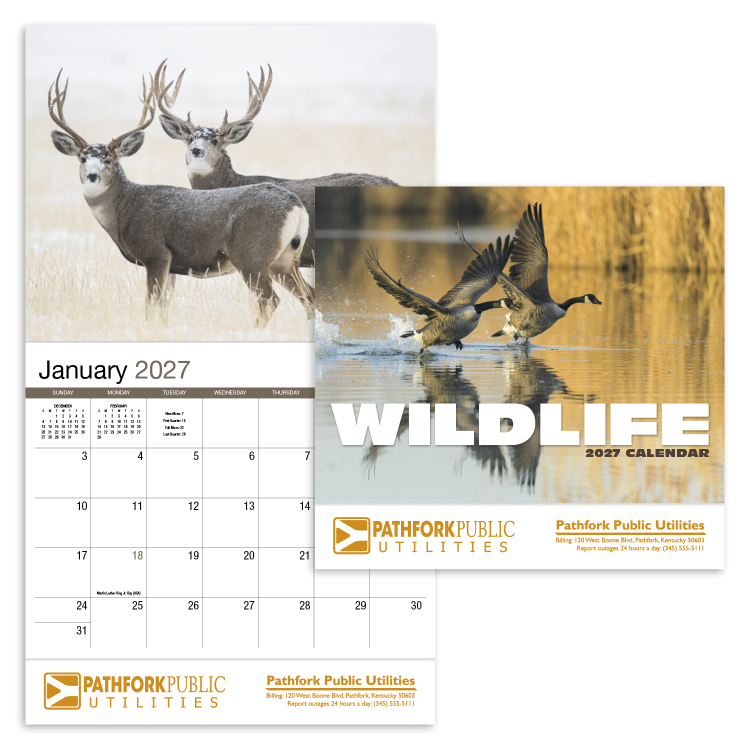 HotLine® Products Wildlife Appointment Calendar - Stapled 58