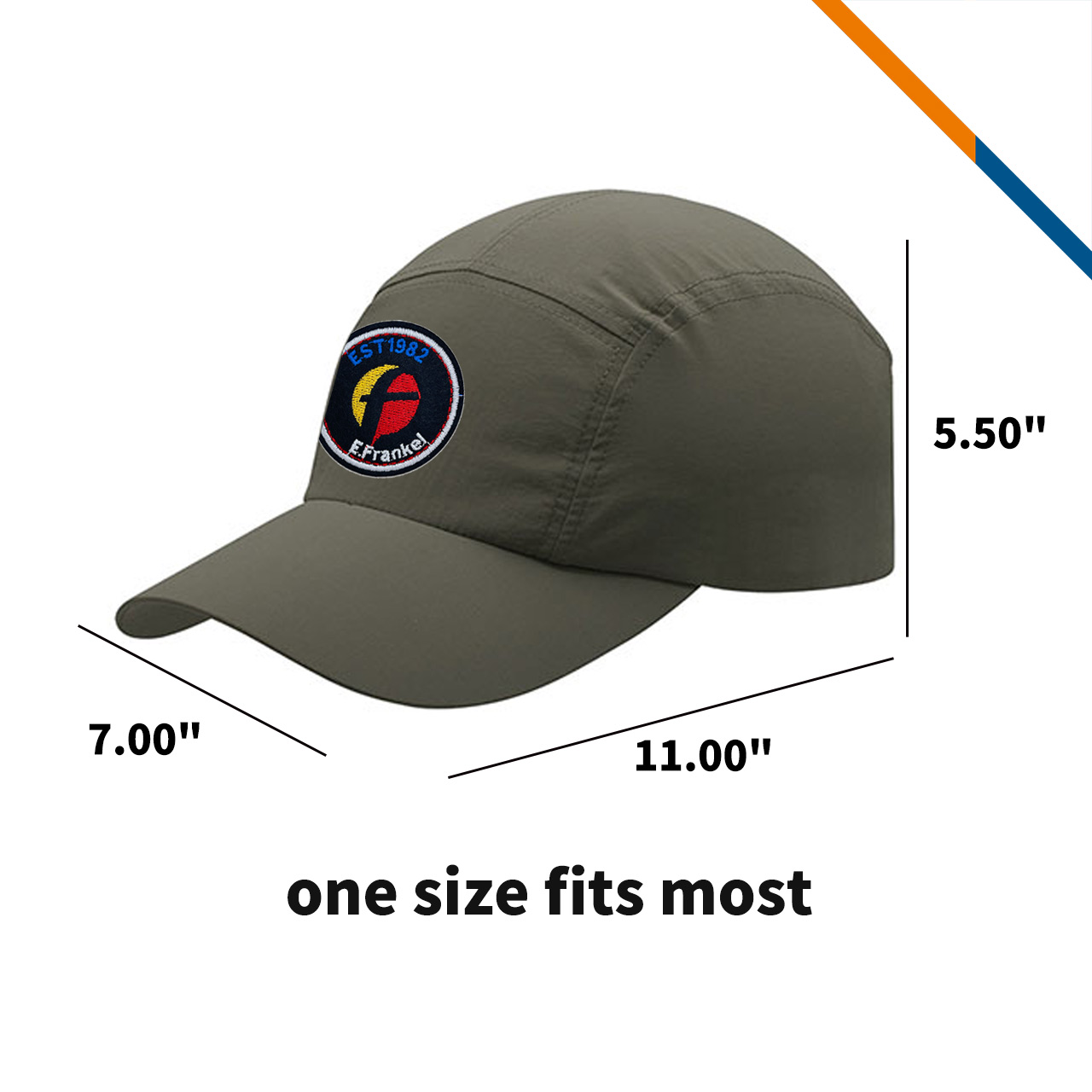 ApexCool Flexible Brim 5 Panel Performance Cap 9