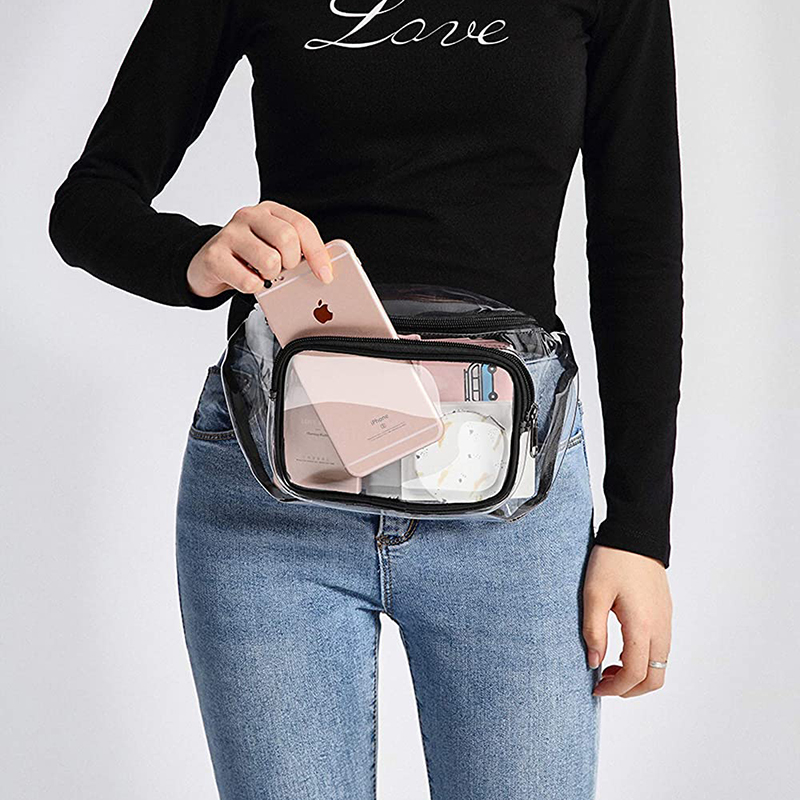 Waterproof Clear Fanny Pack Waist Belt Bag 6