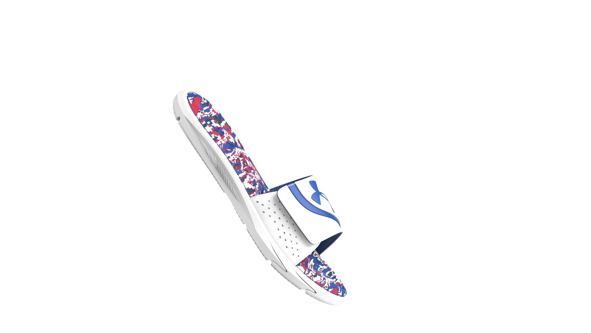 UA Ignite VI Graphic Footbed Boys' Slides 10