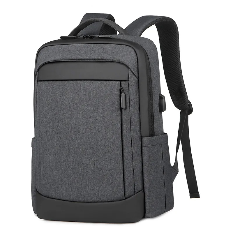 Anti-theft Waterproof Men Business USB Port Laptop Backpack 3