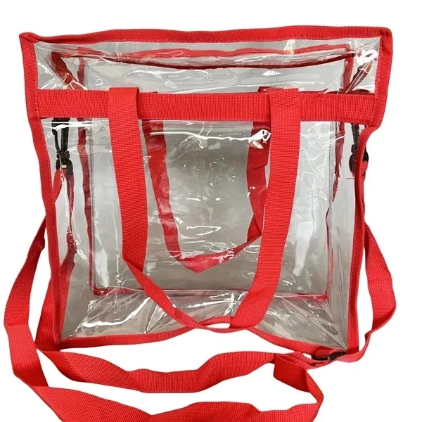 Clear Tote Bag with Transparent Shoulder Straps Purse 7