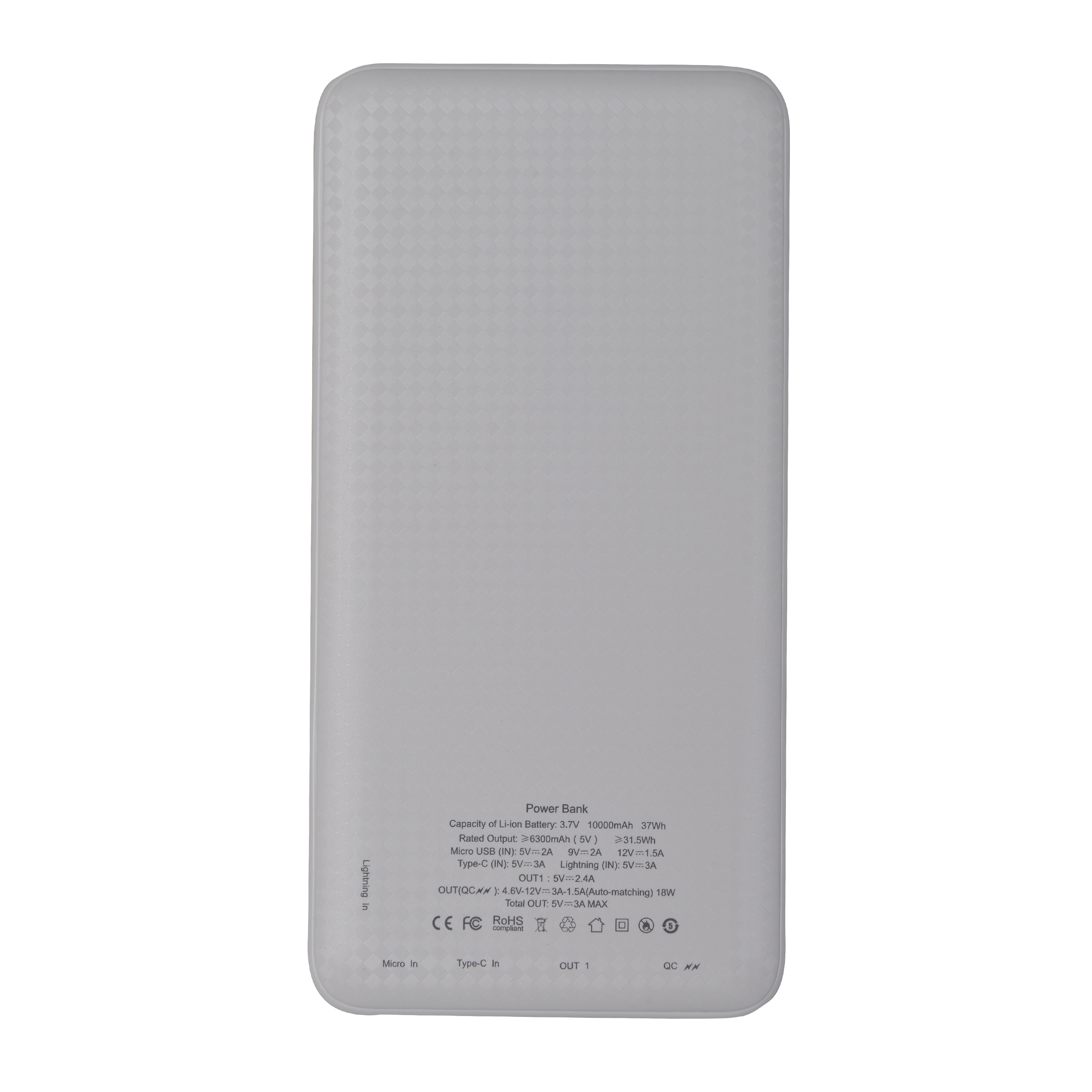Portable Charger 10,000mAh Slim Power Bank with LCD display 2