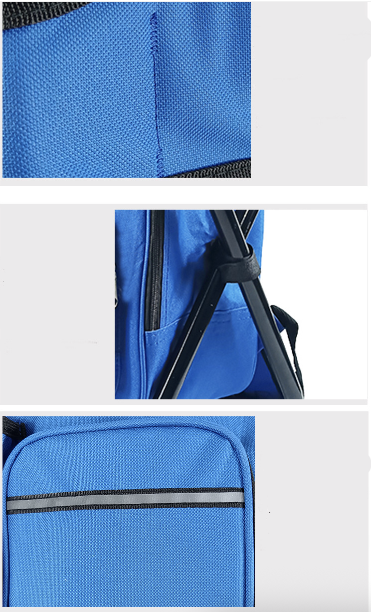 Lightweight Foldable Cooler Chair with 15L Removable Cooler Bag 4