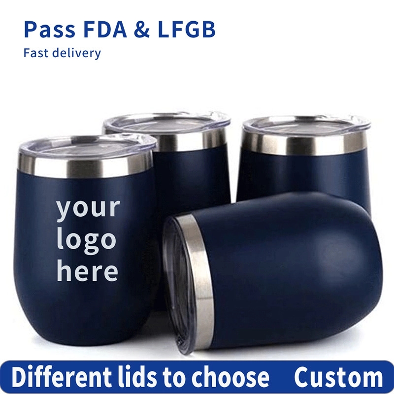 12 oz Stainless Steel Tumbler with Lid 5