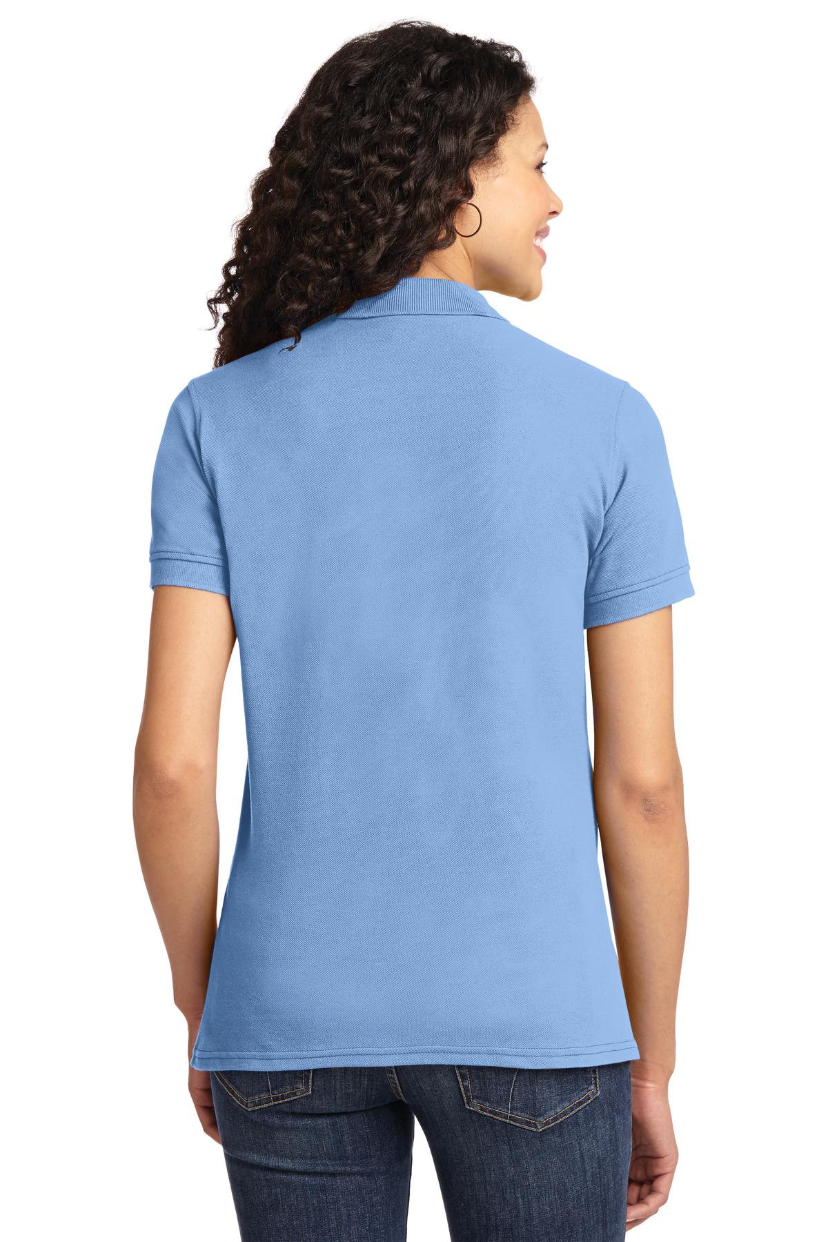 Port & Co Women's Core Blend Pique Polo. LKP155 109