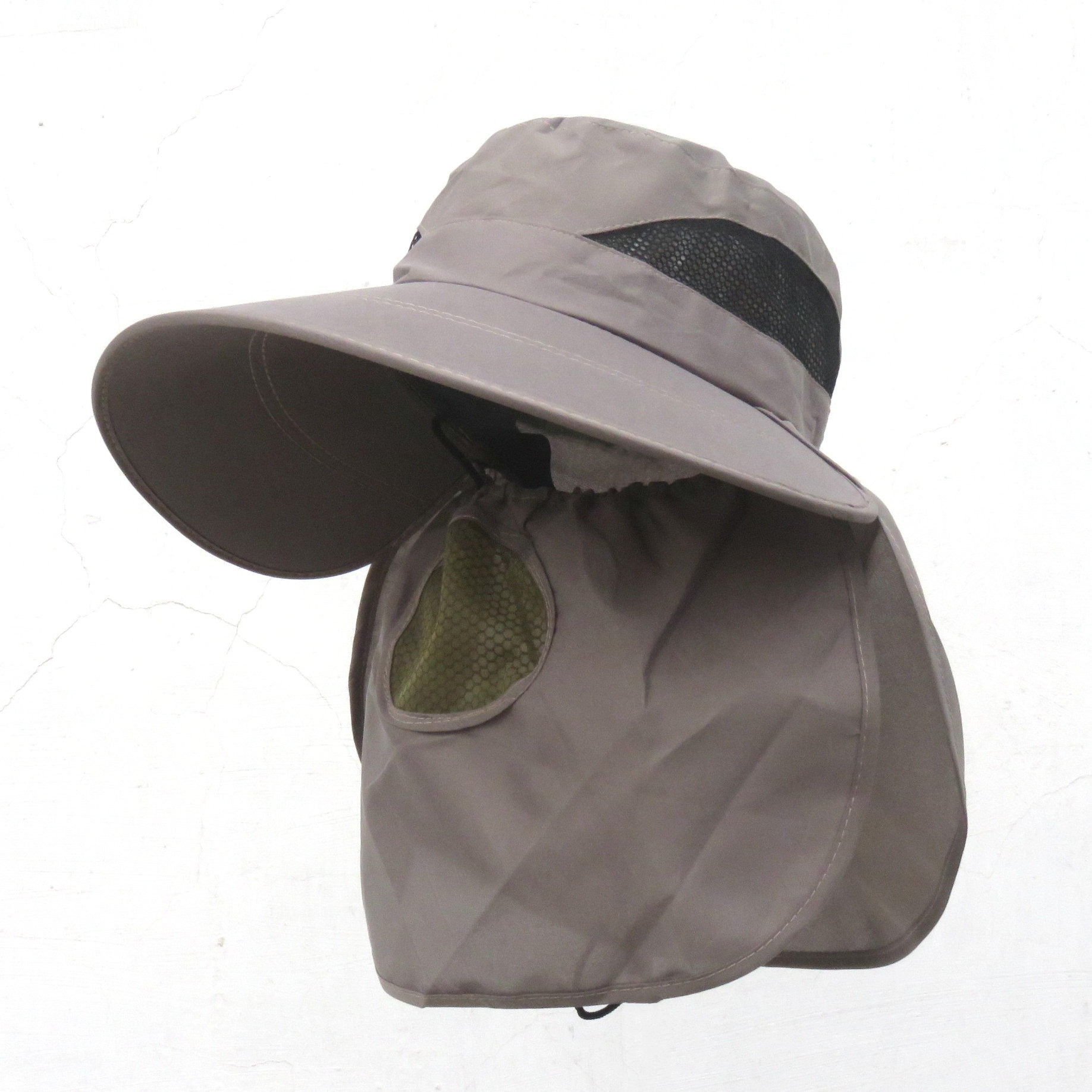 Unisex Outdoor Sun Hat with Face Cover and Neck Flap 2