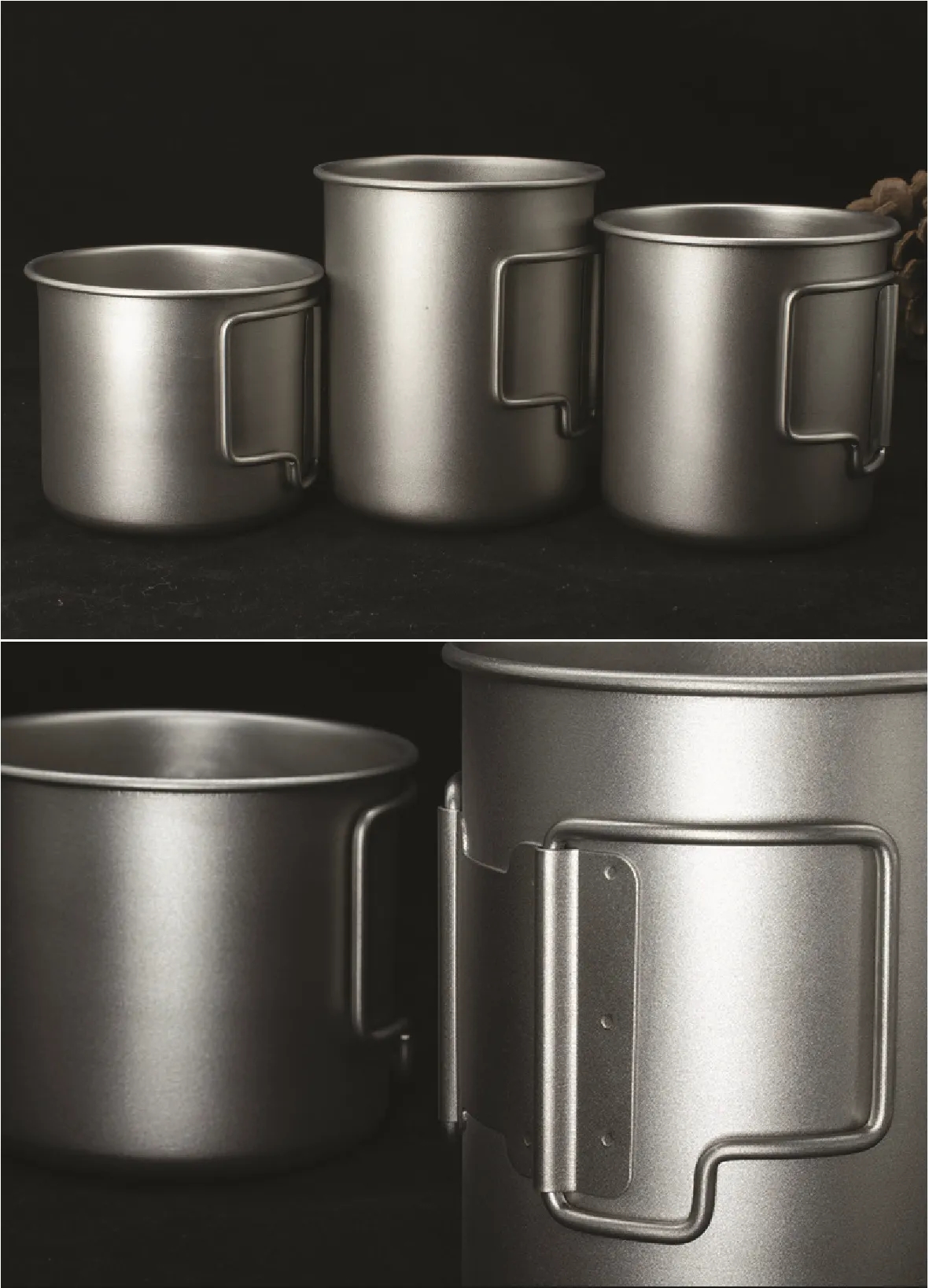 Everest Ultralight Titanium Camping Mug (12oz/14oz/16oz) 11