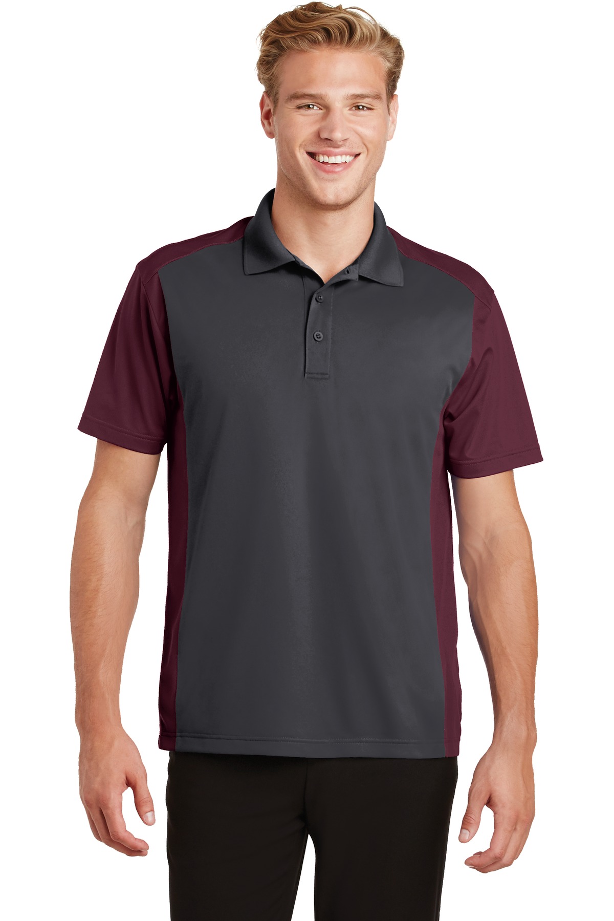 Sport-Tek Colorblock Micropique Sport-Wick Polo. ST652 25