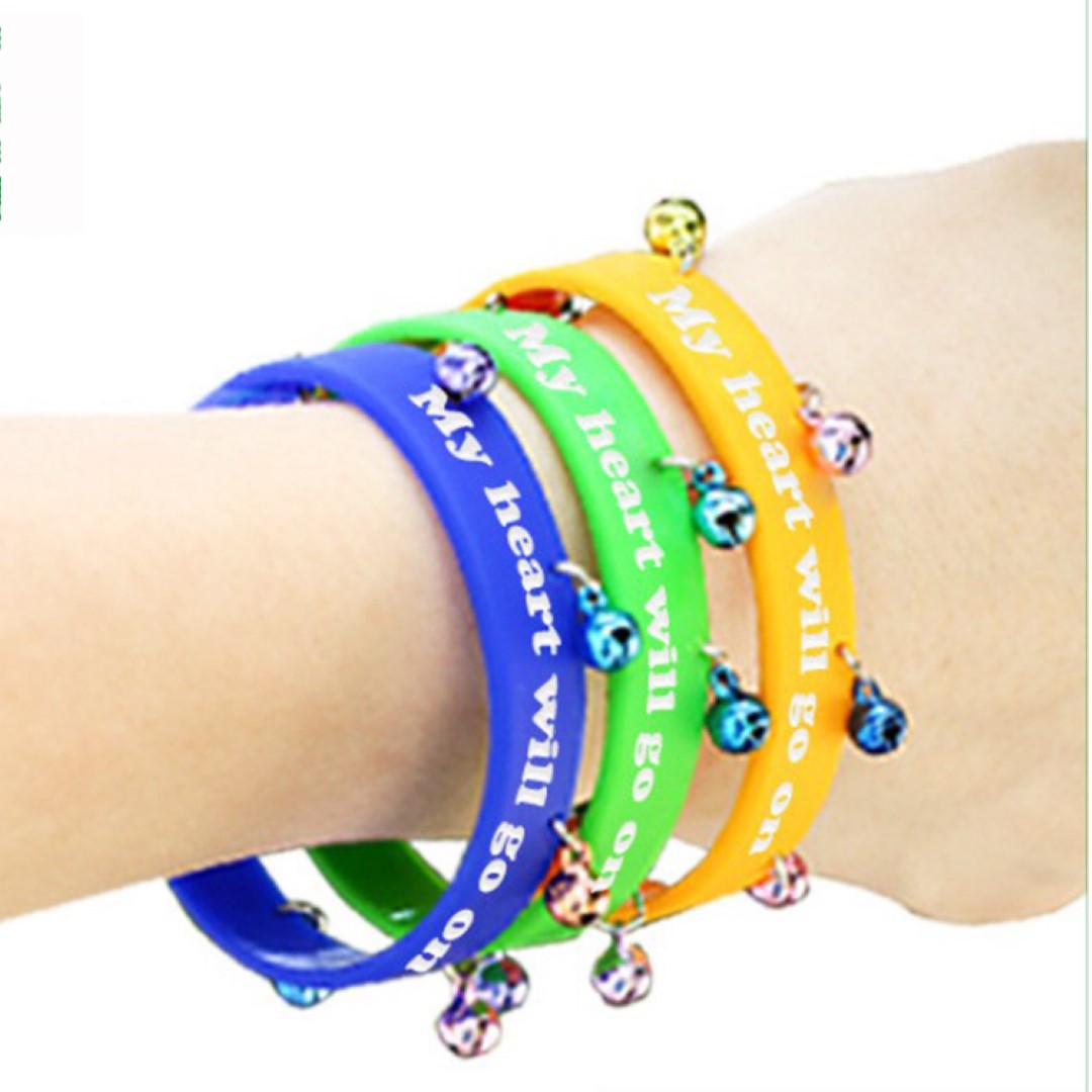 Silicone Bracelet With 8 Bells 3