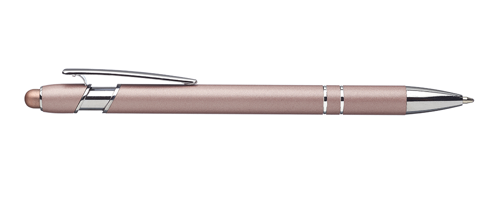 Sleek Metal Stylus Pen with Chrome Trim 12