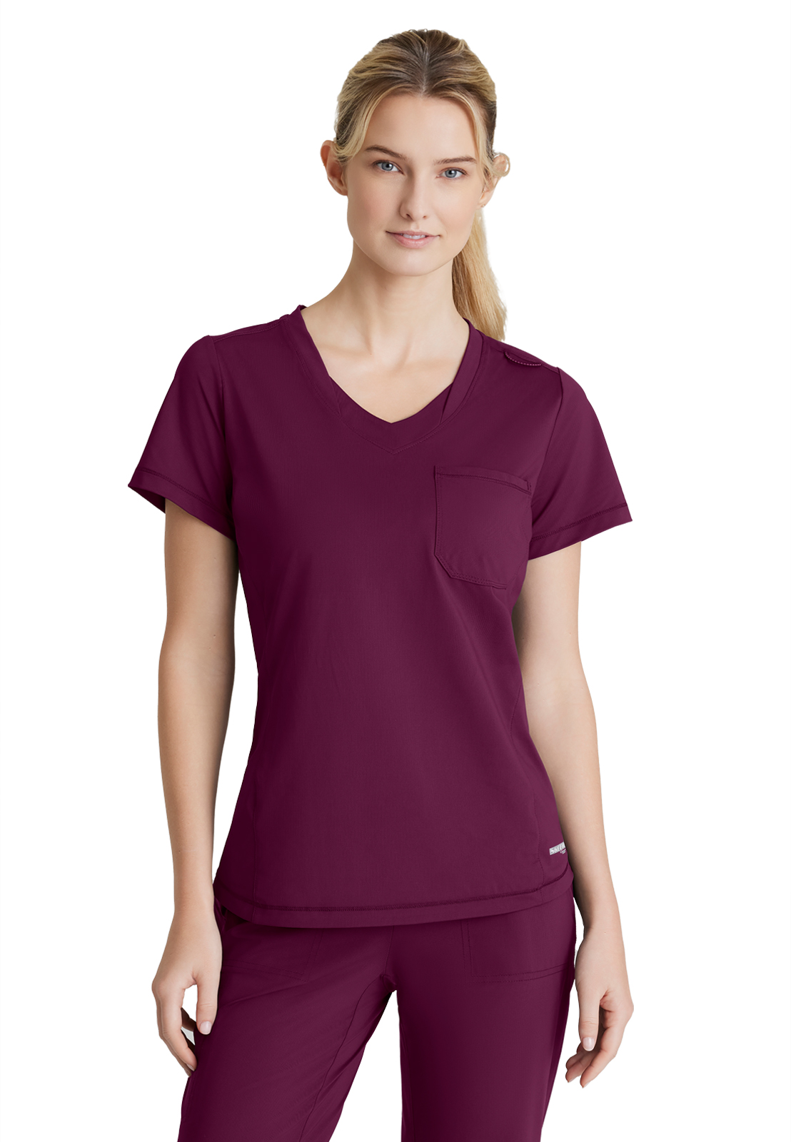 Skechers Slip-Ins - Women's One-Pocket Curved Neck Flow Scrub Top 14