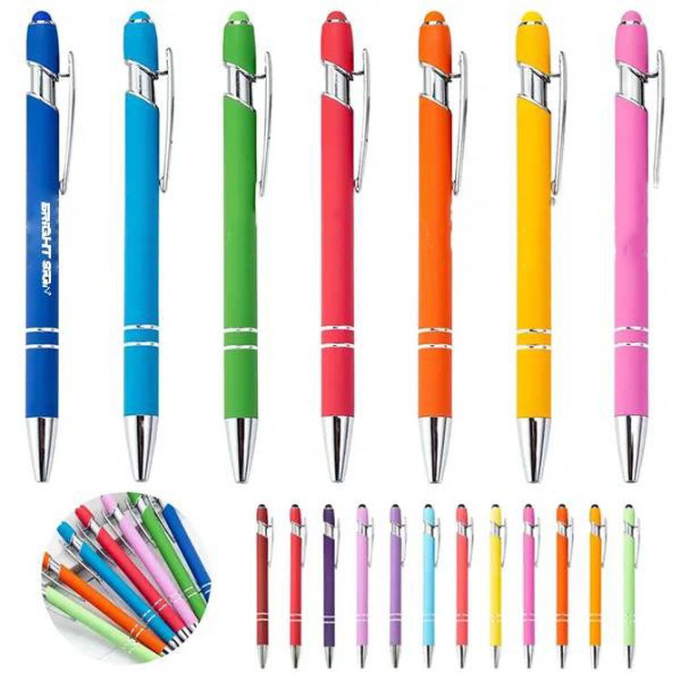2-in-1 Capacitive Stylus and Ballpoint Pen  Metal Barrel 1