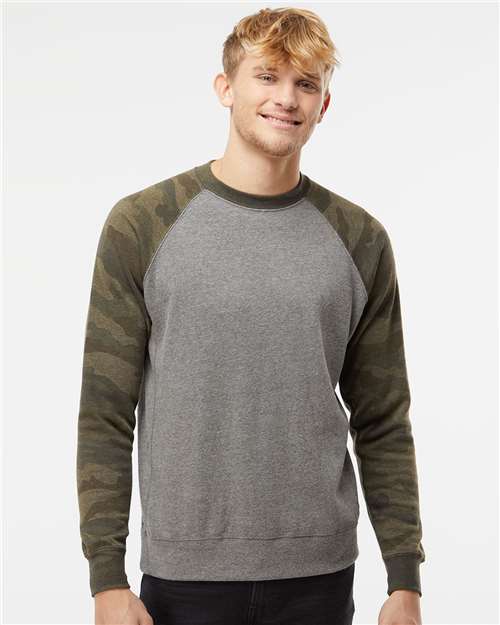Unisex Special Blend Raglan Crewneck Sweatshirt - PRM30SBC 41