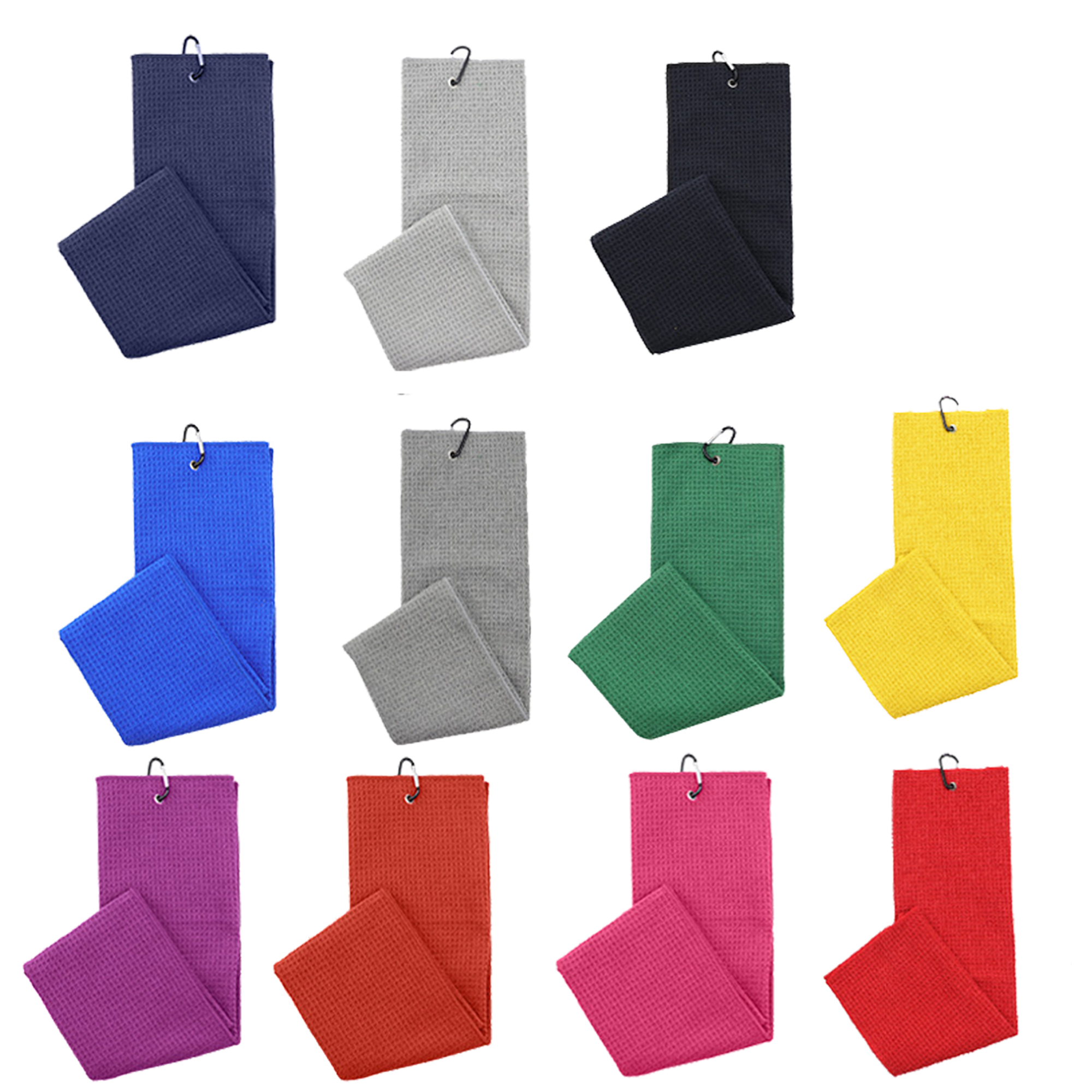 Waffle Golf Towel Custom Sport Beach Microfiber Fast Dry 4
