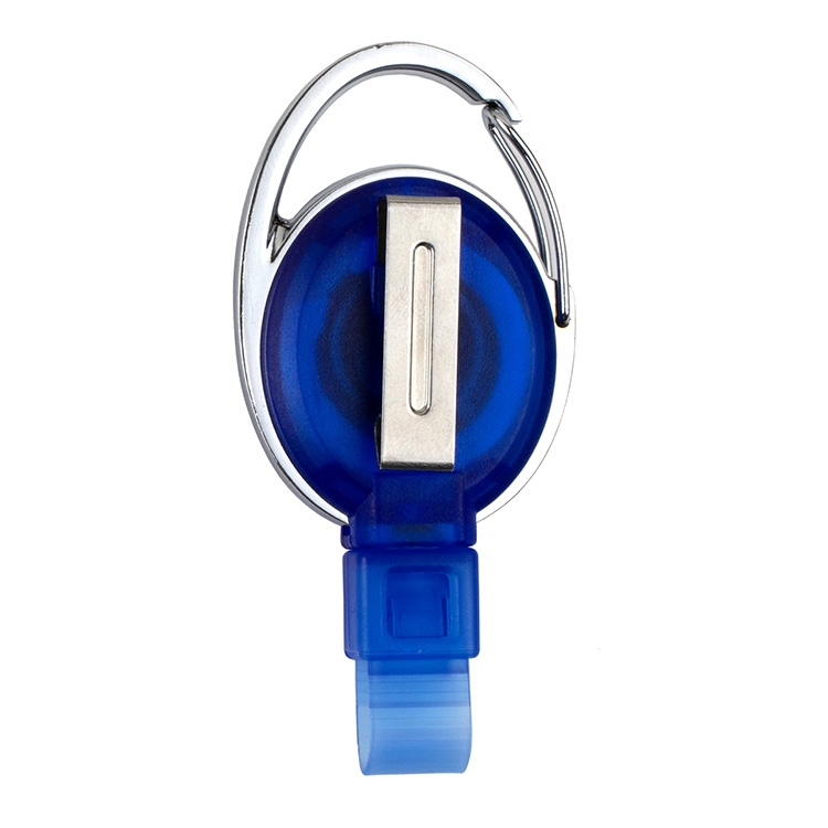 PVC FREE RECYCLED PLASTIC CARABINER BADGE REEL W/METAL CLIP (Patent US 11,974,638 B1) 10