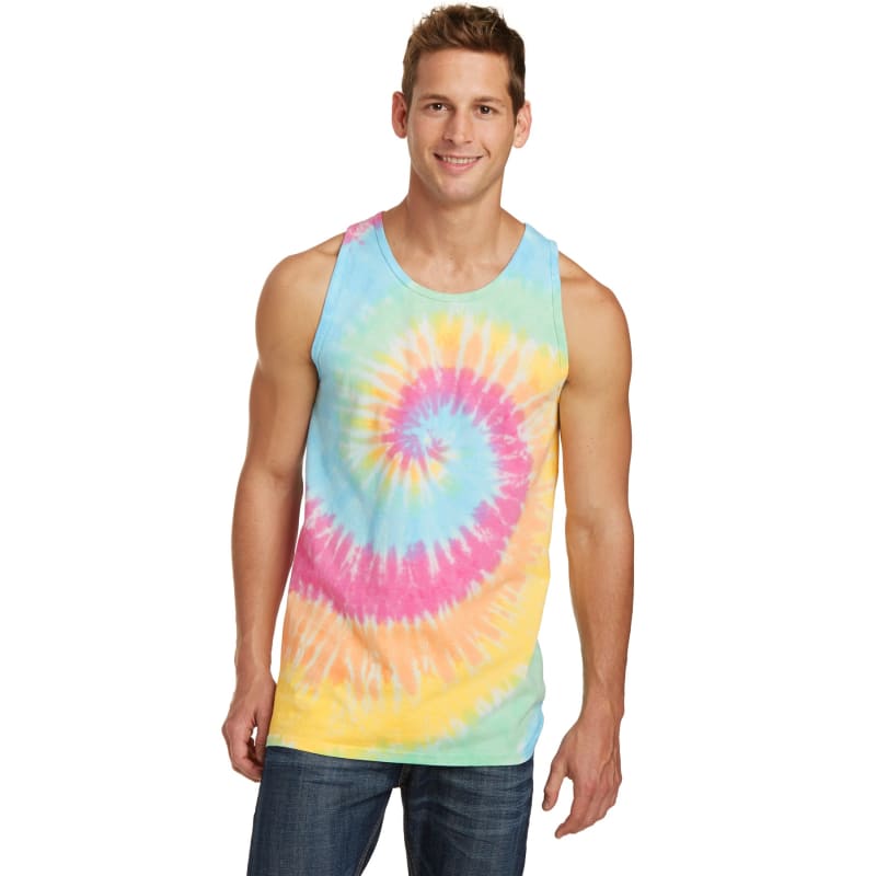 Port & Company Tie-Dye Tank Top. 1