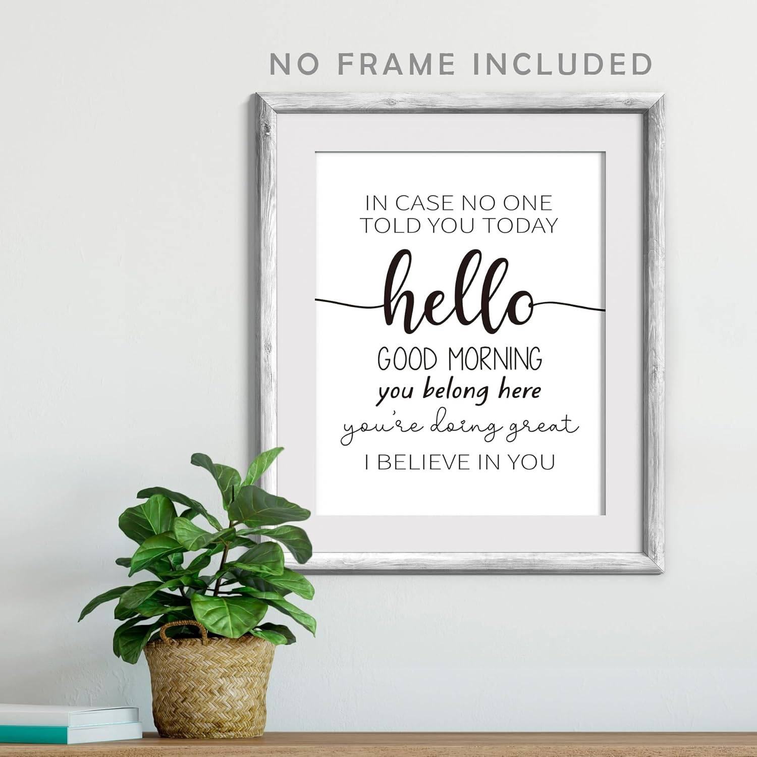 8x10in Glossy Coated Paper Classroom Sign 5